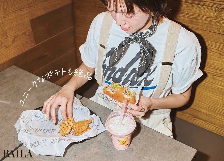 佐藤栞里 ユニークなポテトも絶品