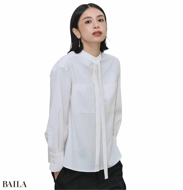 ノークの多機能ボウタイブラウス