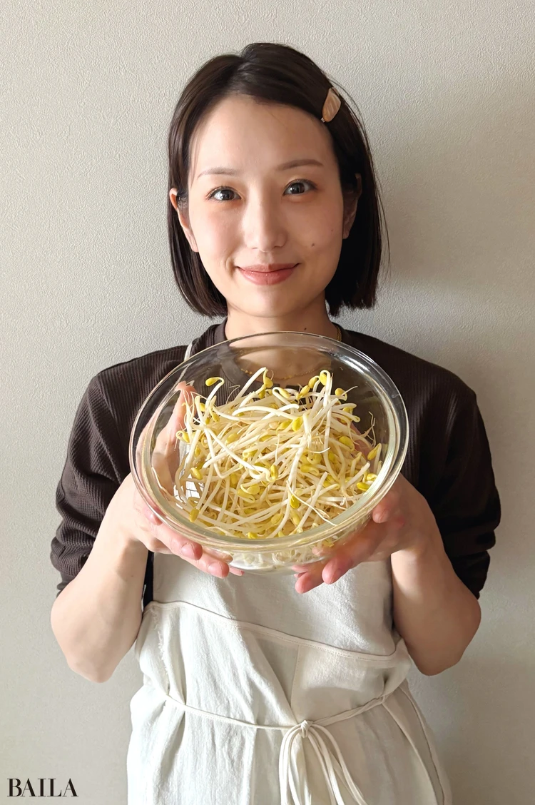 長谷川あかり　レシピ　豆もやしのスープかけご飯