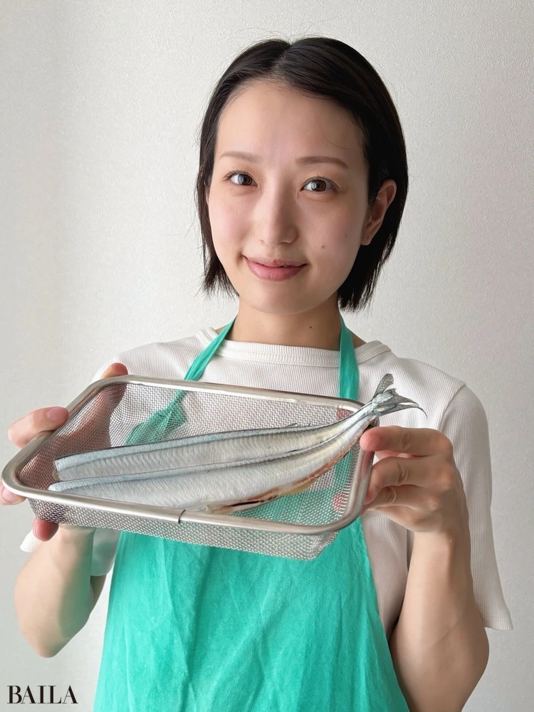 長谷川あかり レシピ サンマと茄子のオイル蒸し