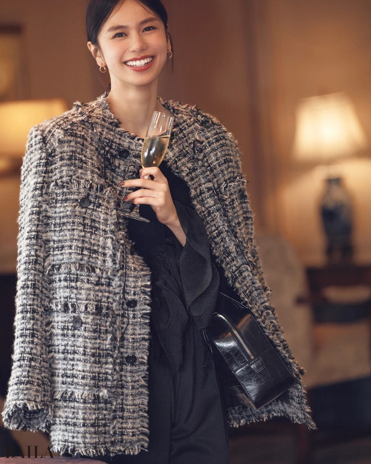 佐藤晴美　ジャケットコーデ