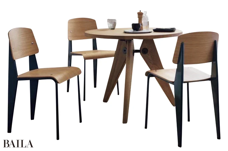 ジャン・プルーヴェの ダイニングテーブル&チェア