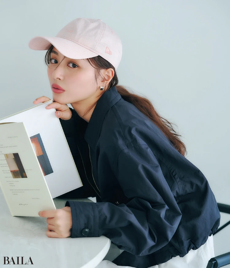 エアリーな抜け感がかなう×ふわローポニー