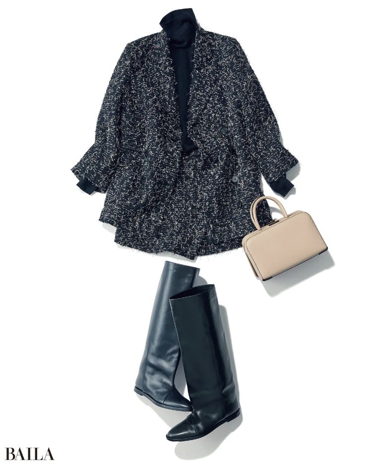  Chaos（カオス） の「ツイードカセット服」