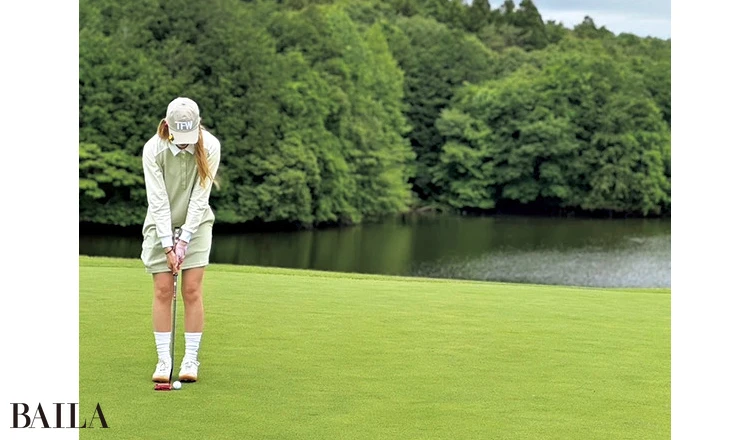 澤井美佐さん　グリーン
