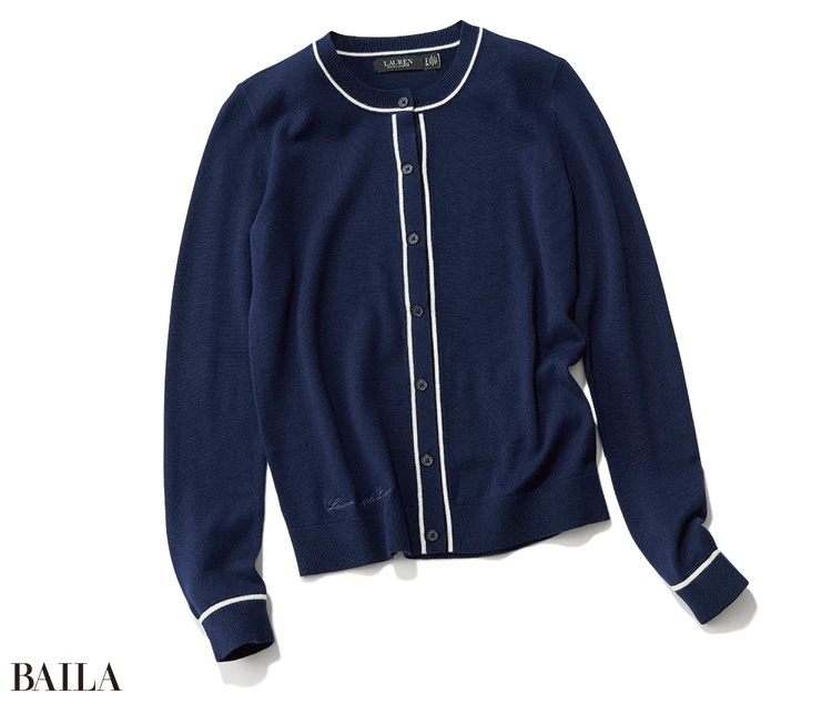 【Lauren Ralph Lauren】コントラストのきいた配色ラインが上品