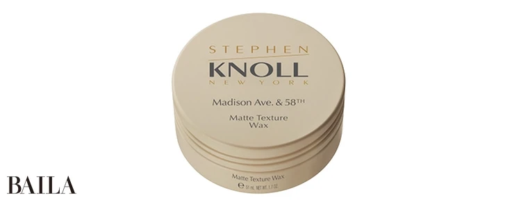 スティーブンノル マディソン58 マットテクスチュア ワックス 50g ￥1760（編集部調べ）／コーセー