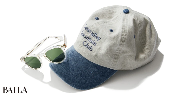 あくまで服の引き立て役に。 なじませ上手な顔まわり小物