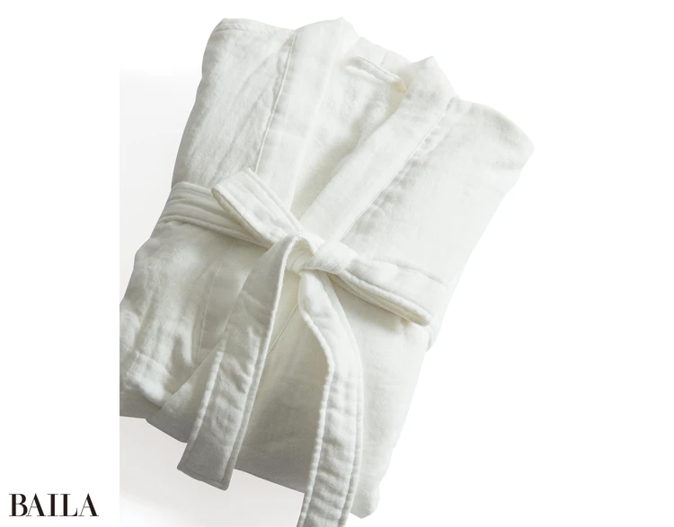 UCHINOのマシュマロガーゼ&パイルキモノローブ