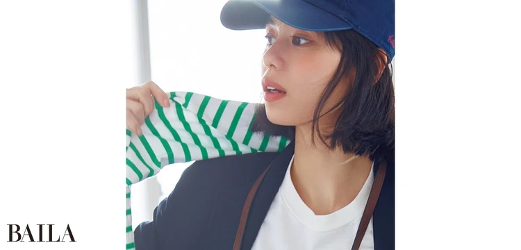 定番ジャケットをスポーツmixでぐっと今っぽく