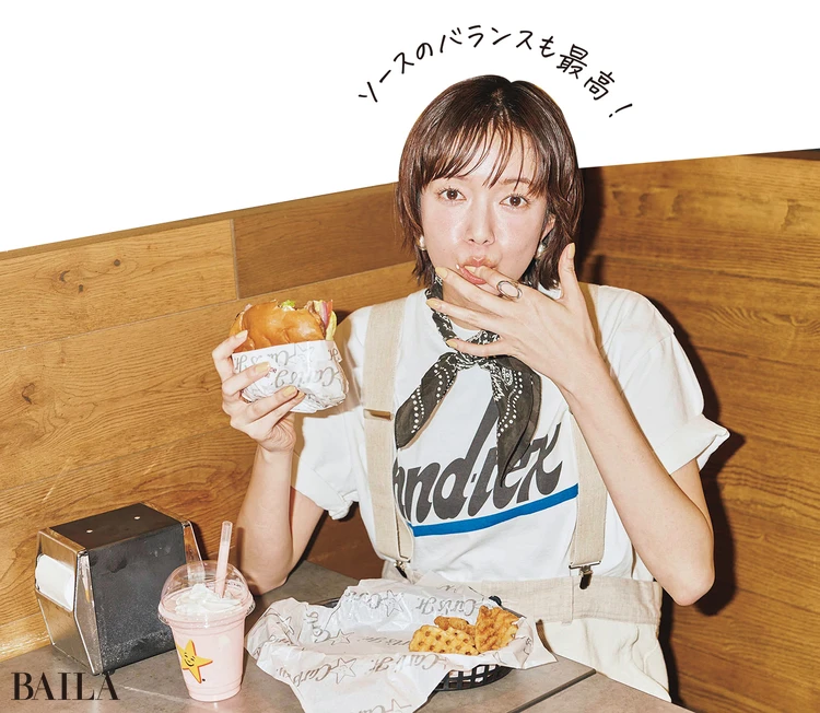 佐藤栞里 ソースのバランスも最高!