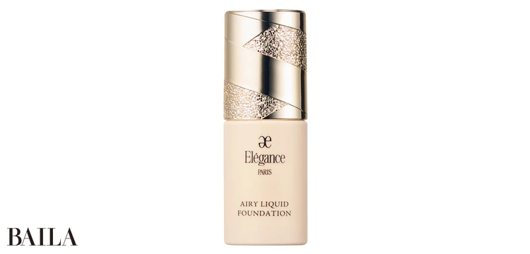 エアリー リクイッド ファンデーション SPF25・PA++ 全6色 30ml ￥7700／エレガンス コスメティックス　