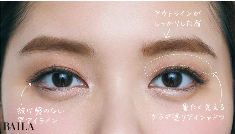 今までの圧ありアイメイク