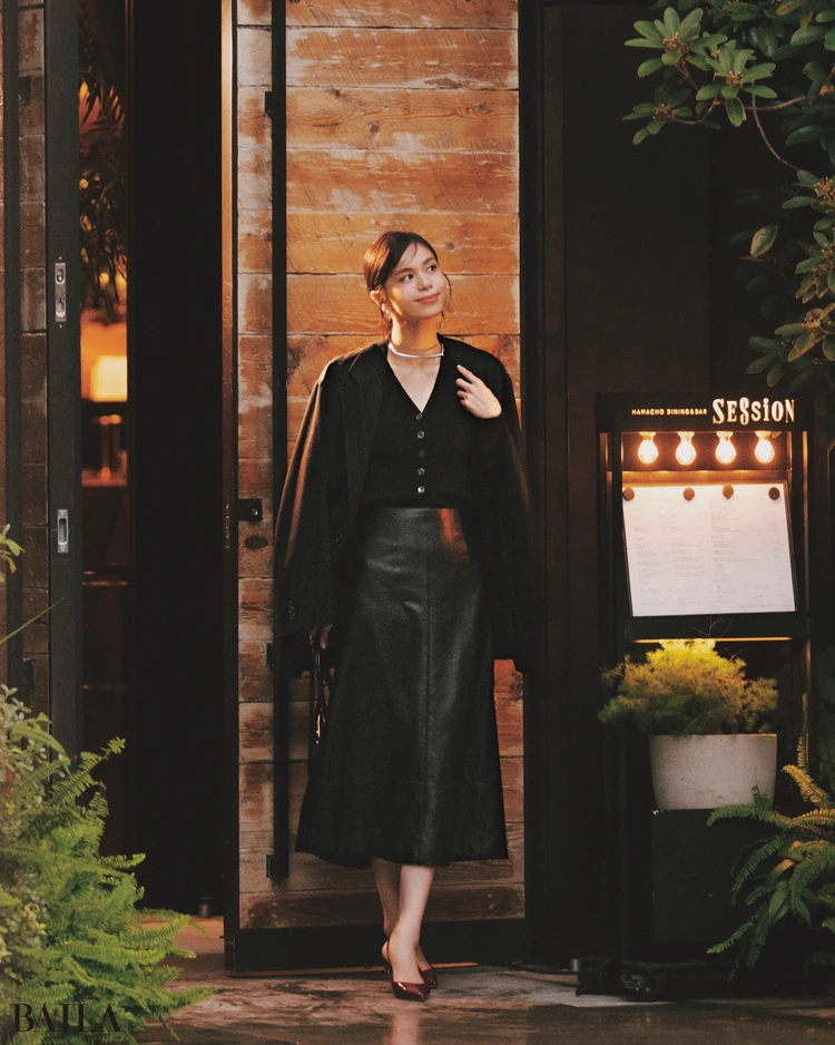 佐藤晴美　スカートコーデ