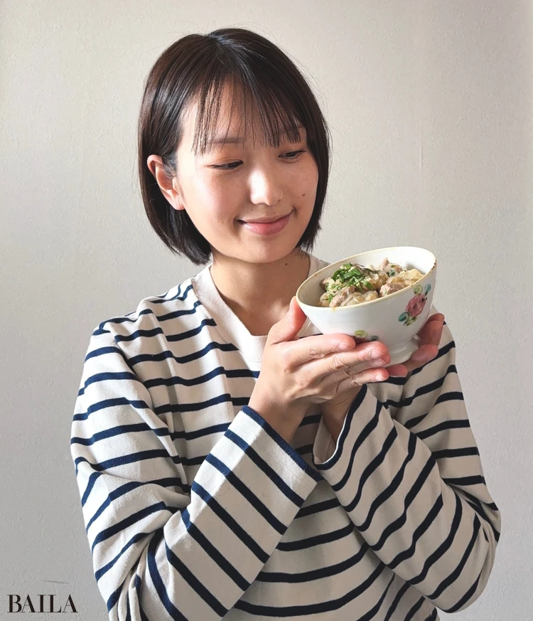 長谷川あかり レシピ 豚肉と切り干し大根、はるさめのおろしれんこん煮込み