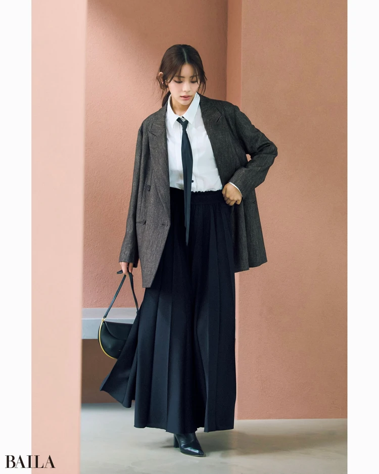 9月26日（金）のコーデ　貴島明日香　スカートコーデ