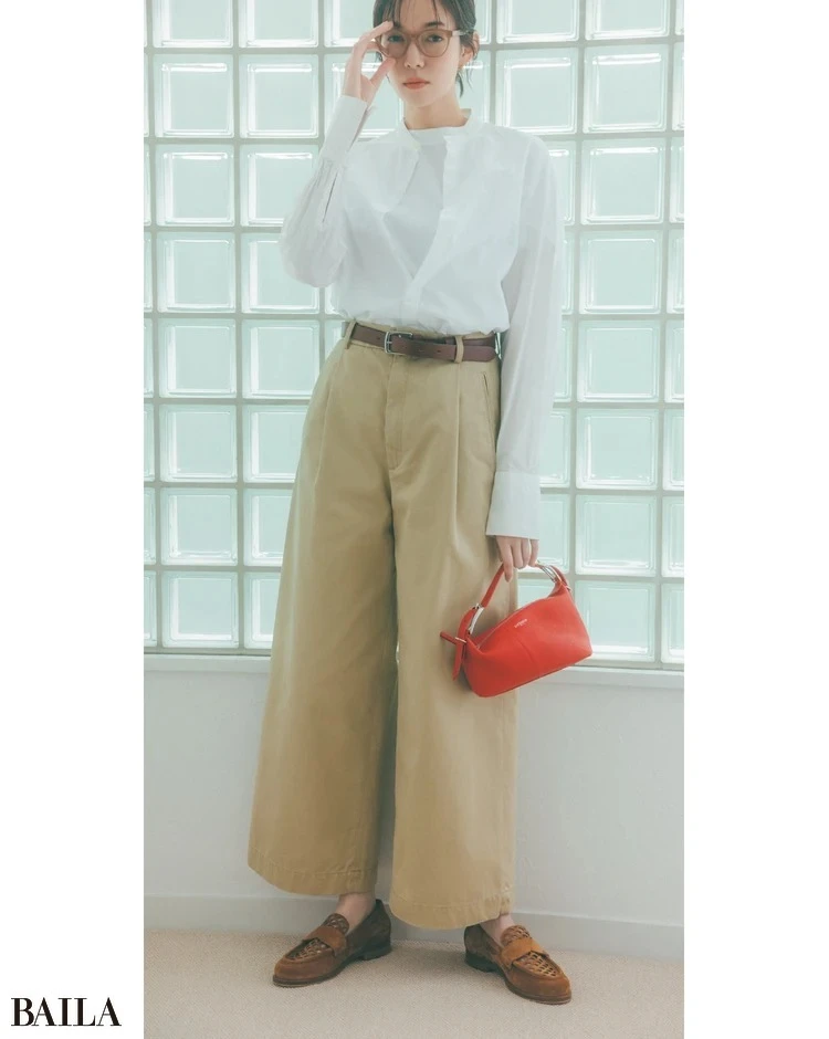 ベージュonベージュで洗練度も大人っぽさも急上昇!