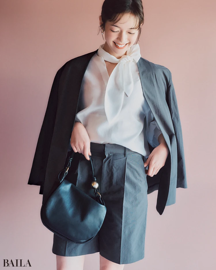 7月7日（月）のコーデ　佐藤栞里のジャケットーデ