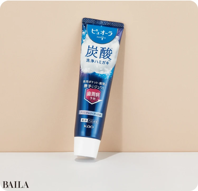 ピュオーラ 炭酸ハミガキ(医薬部外品) 95g (オープン価格)/花王