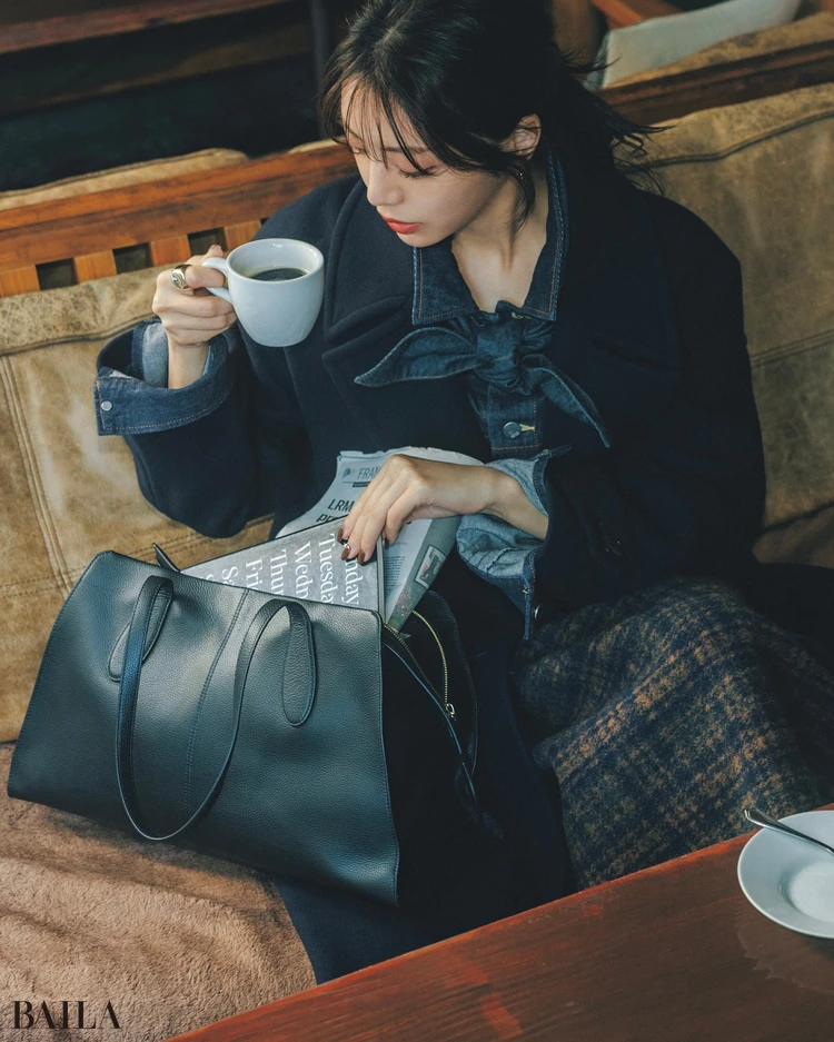 2月8日（日）のコーデ 貴島明日香　バッグコーデ