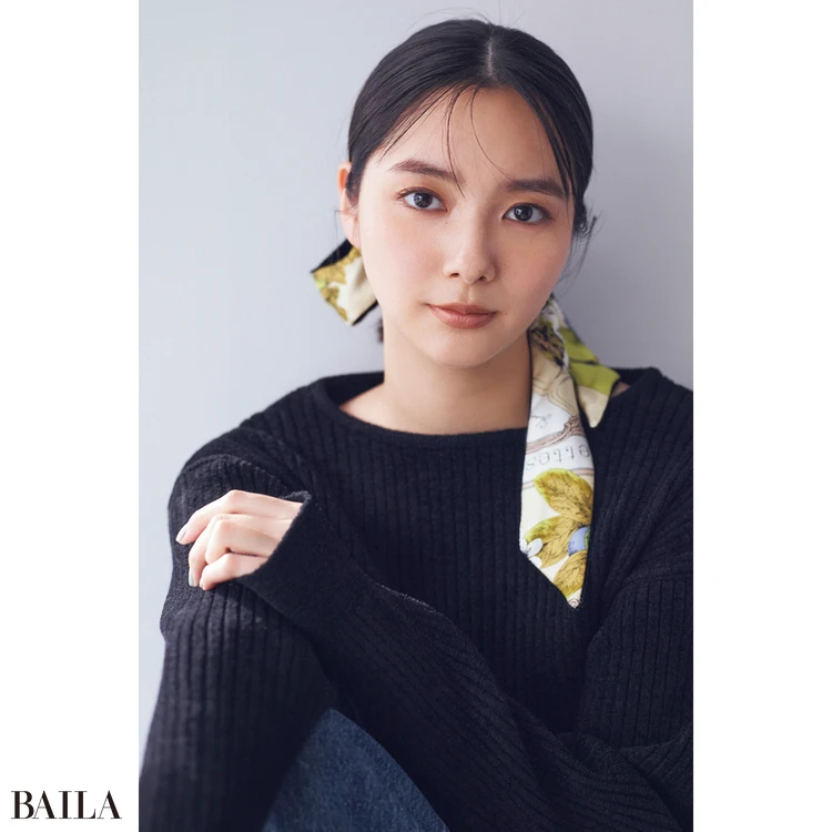 アシメリボン巻き