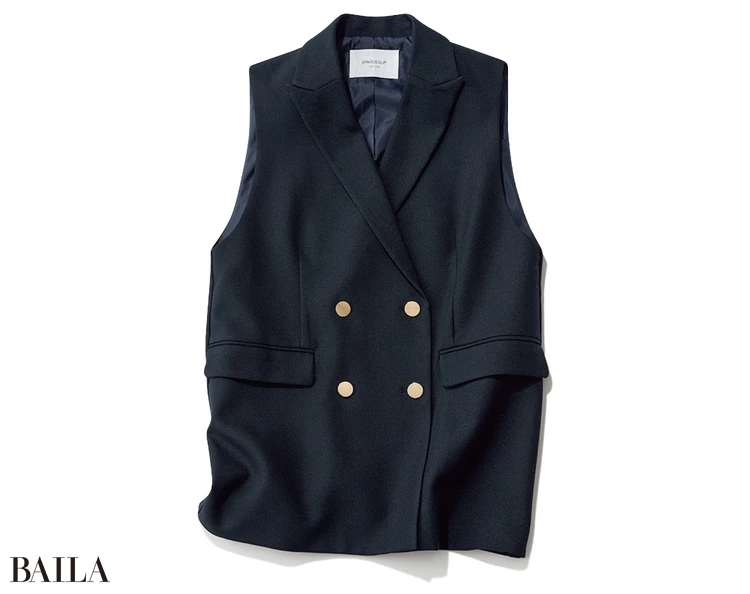 【OPAQUE.CLIP】金ボタンのトラッド感がマニッシュに洒落る!