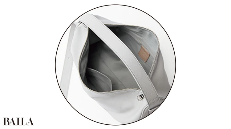 ラシット/Leather Hobo Bag L