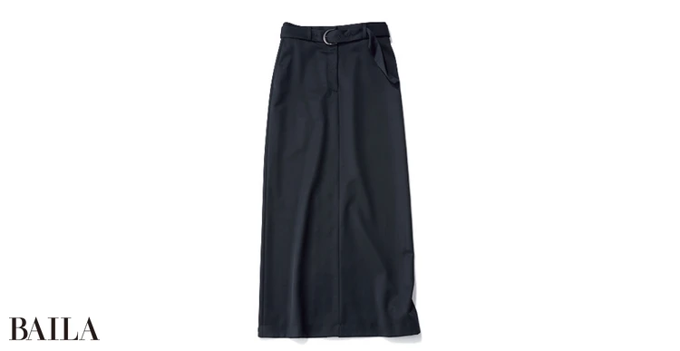 ロング Iラインスカート