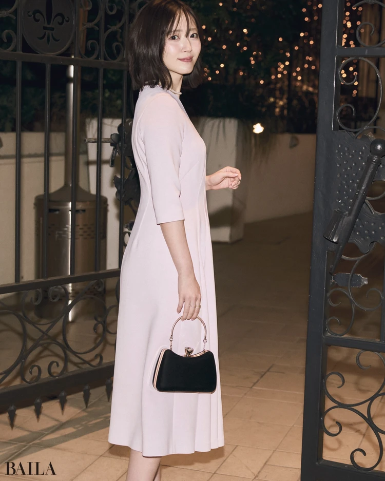 4月12日（日）のコーデ 鈴木愛理　ワンピースコーデ