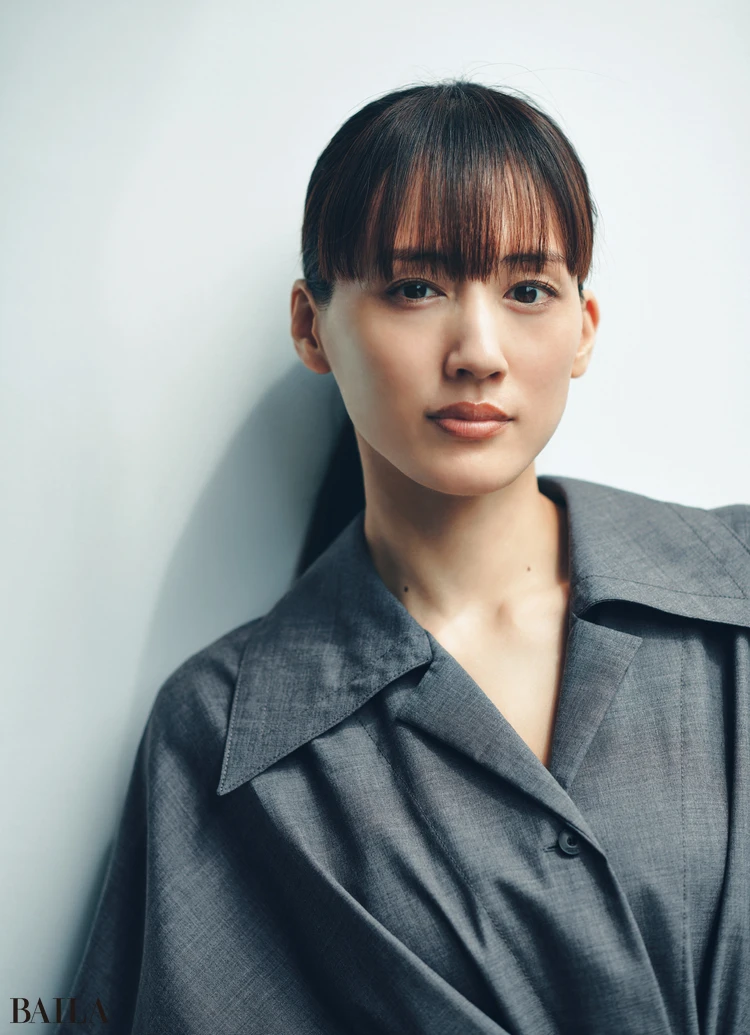 ポニーテールの綾瀬はるかさん