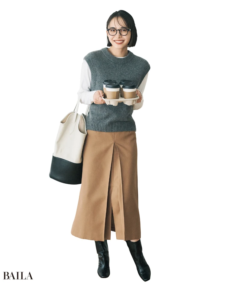 ニットベスト-2