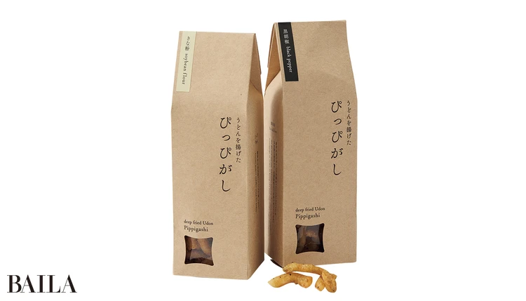 「ぴっぴがし」きなこ・黒こしょう各¥550/うどん・そうめん かじかわ