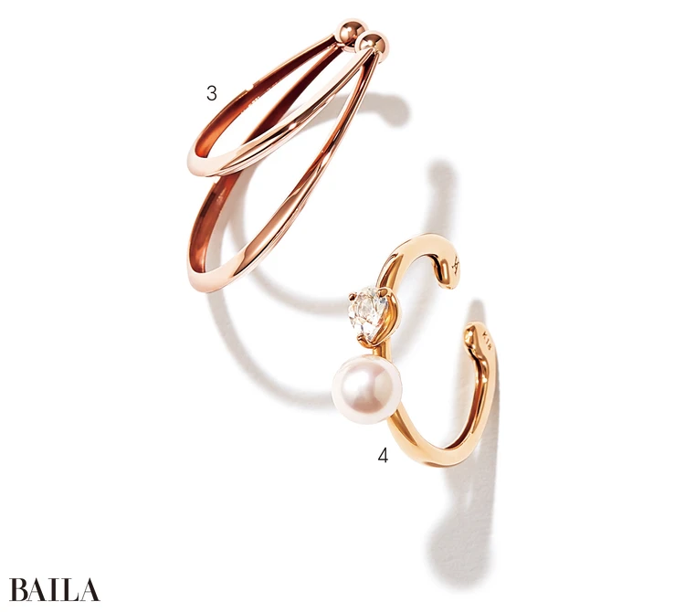 繊細なのに存在感もある おしゃれ上級の5指全部づけ