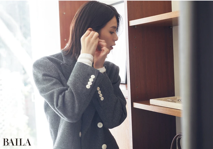  玄関には作り置きアクセを。おかげで＂可愛い＂仕上げを忘れずにいられる