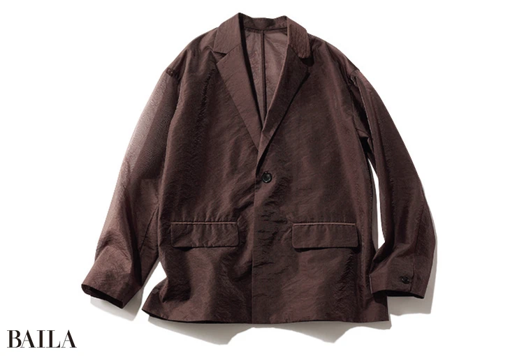 シアーブラウンジャケット