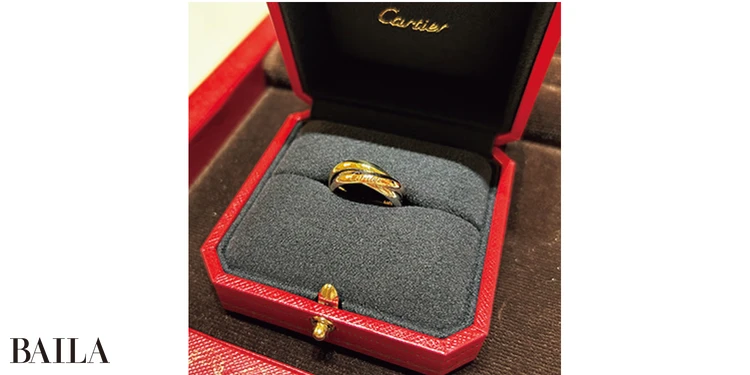 長年憧れだった「カルティエ」のトリニティリング。31歳の誕生日に思いきって節目買い!(32歳・メーカー営業)