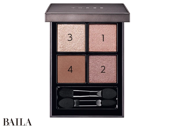 スターゲイジングアイシャドウクアッド 10 ￥7480／THREE（1/1発売）　