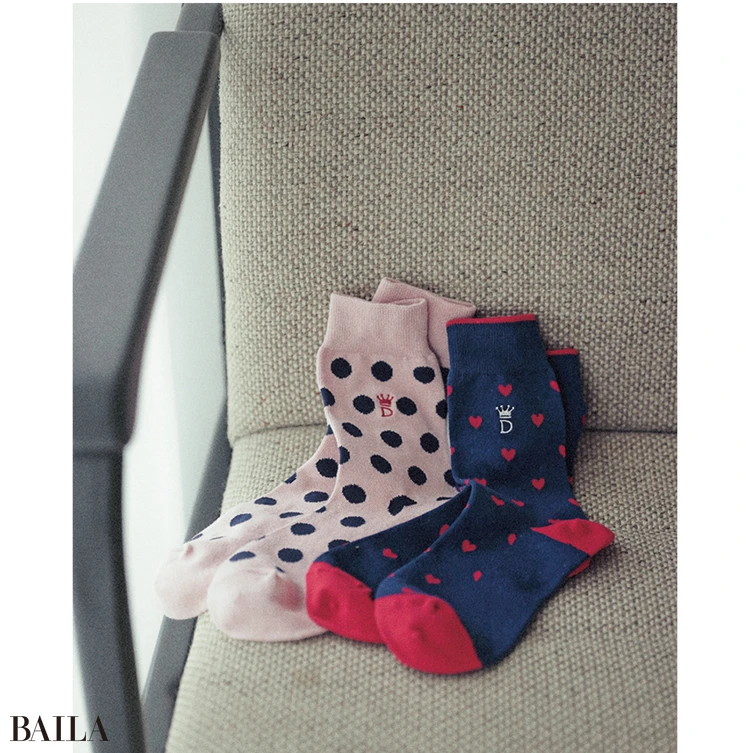 ドレステリアの柄靴下