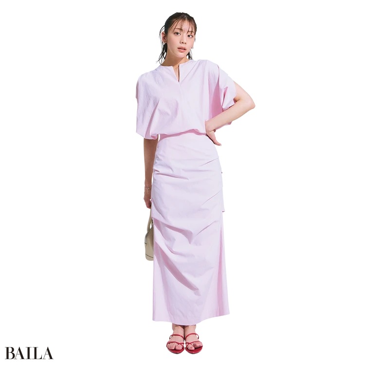 貴島明日香 セットアップコーデ