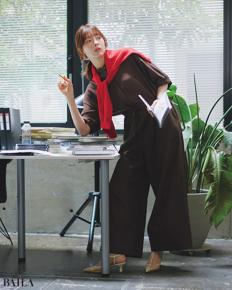 8月3日（月）のコーデ　八木アリサ　オールインワンコーデ