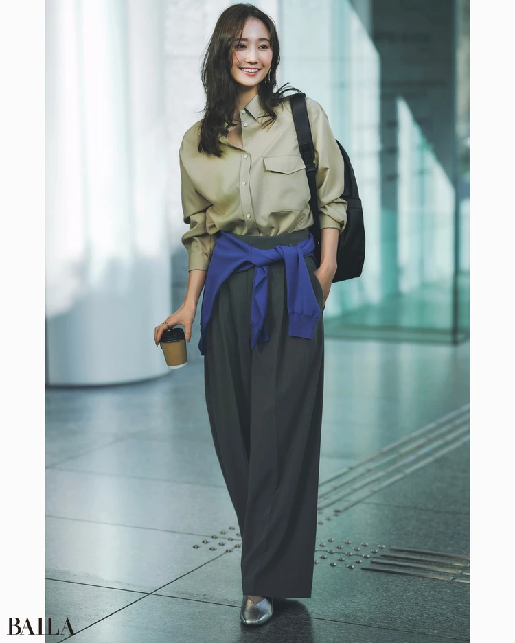 鈴木友菜　パンツコーデ