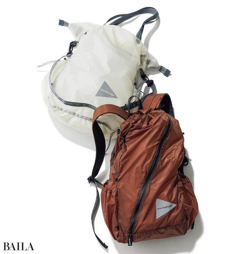 ラフなナイロンバッグはやわ素材で脱・アウトドア