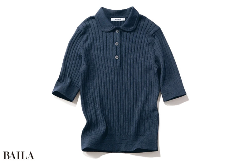 ネイビーポロニット