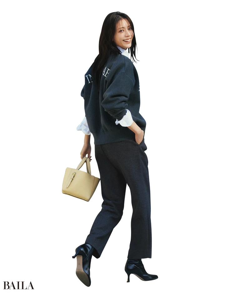 　aLORS　MOONツイードテーパードパンツ＂ボニー＂