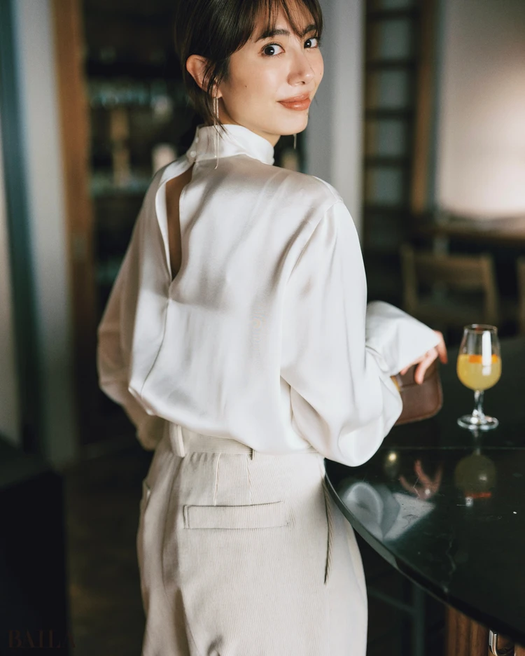 12月12日（金）のコーデ 　土屋はずき　肌見せトップスコーデ