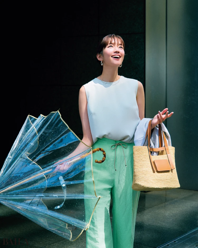 6月26日（木）のコーデ　雨の日コーデ　佐藤栞