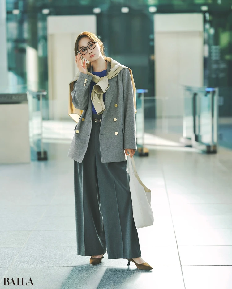 3月16日（月）のコーデ　鈴木友菜　ジャケットコーデ