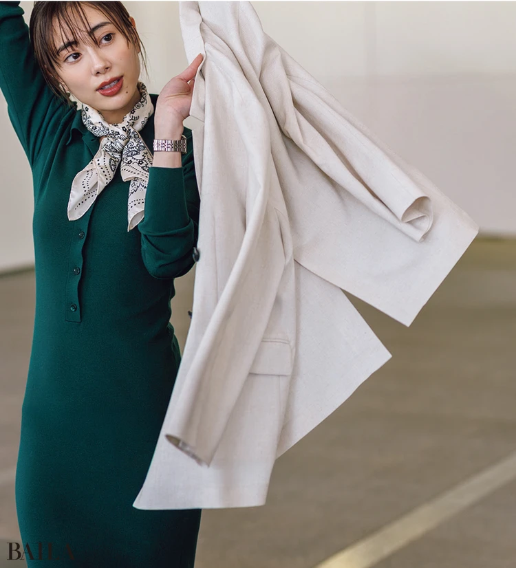 【2026最新】リネン風ジャケット4選！美シルエットなのにシワしらずのストレスフリーできれいを確約_4