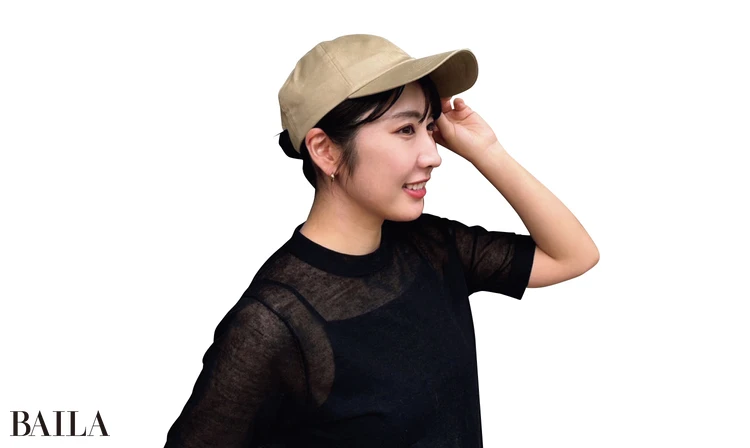 『UNIQLO』のUVカットキャップ
