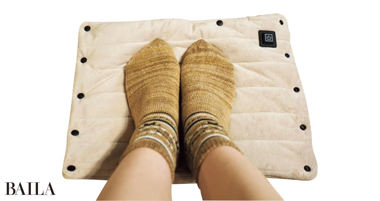 スイッチを入れて 数秒でぽかぽかする速暖性にも驚き!